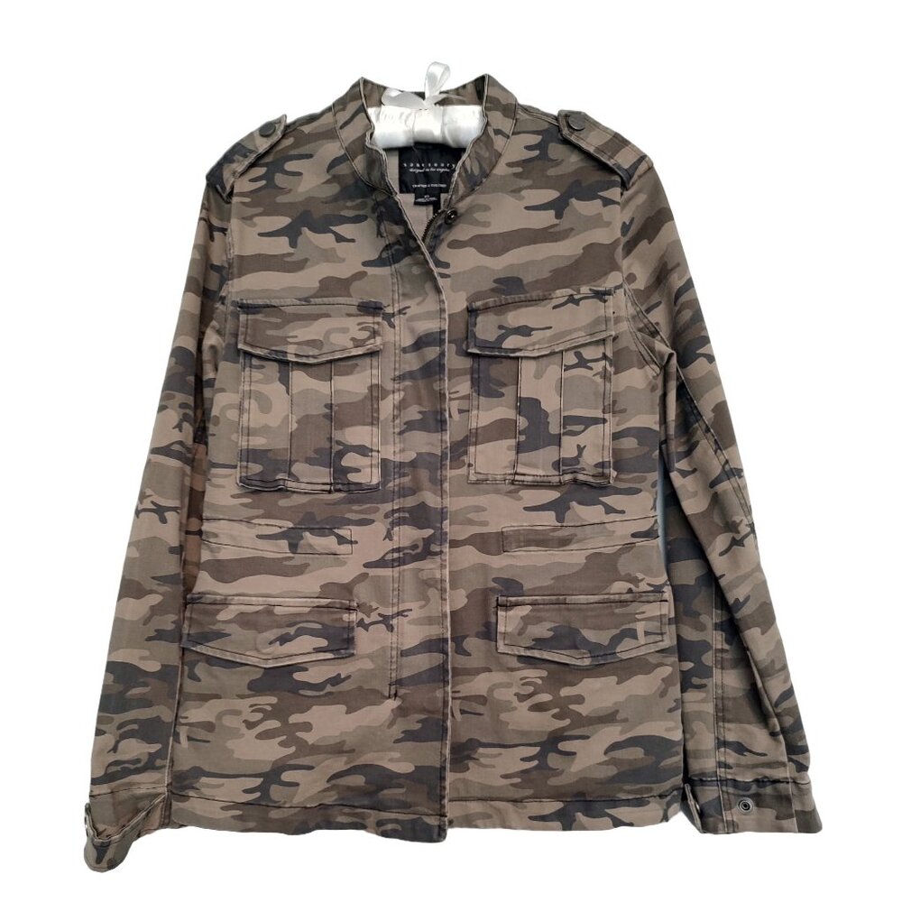 Sanctuary Womens Kinship Surplus Camo Jacket